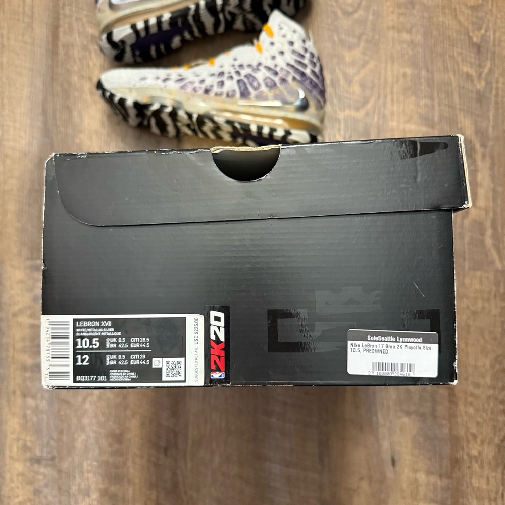Nike LeBron 17 XVII x NBA 2K20 2K Playoffs Gamer Exclusive - Picture 12 of 13
